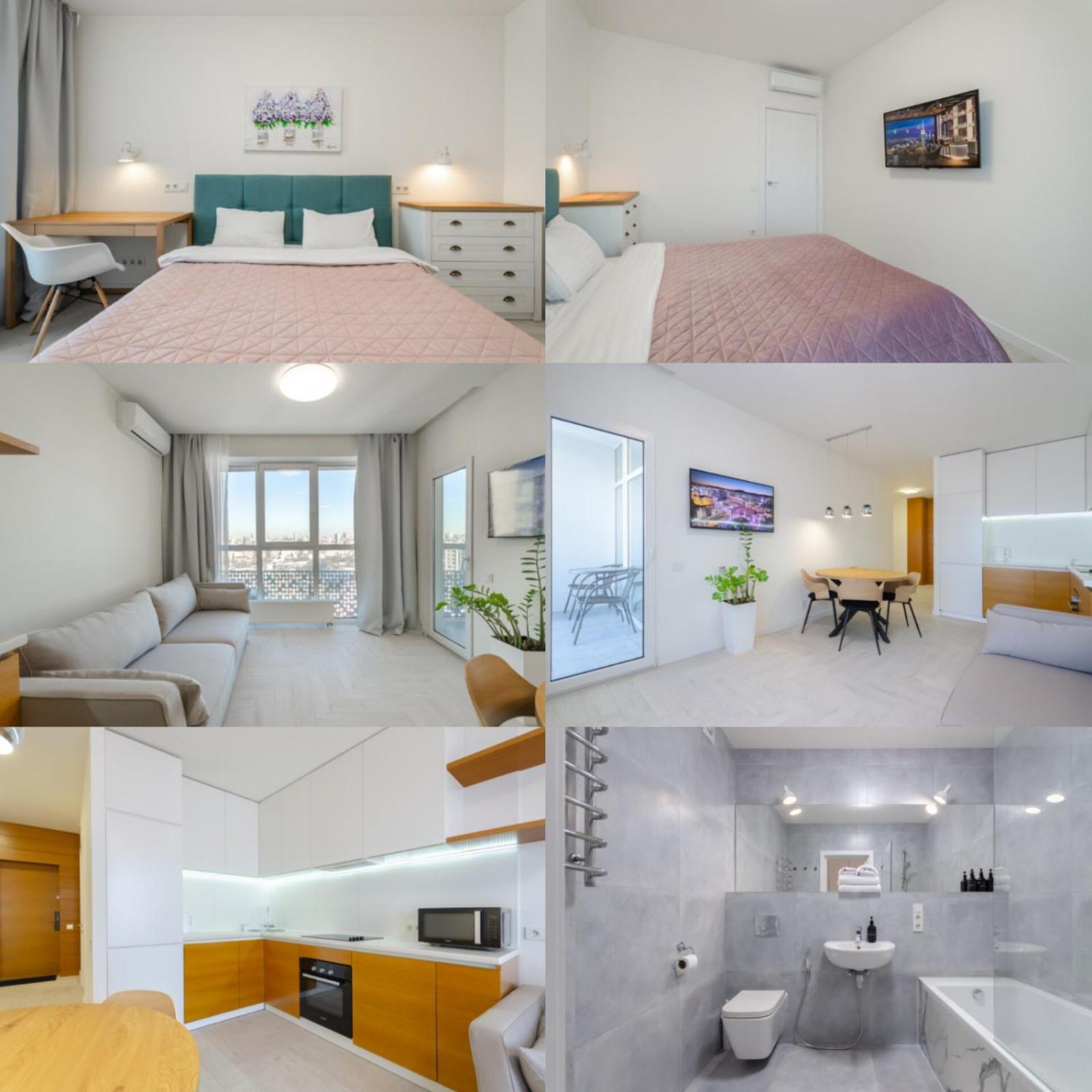 Petrovdom 234-241-86-96 In City View Apartments At Rc Kvartet,Near Central Railway Station 키예프 외부 사진